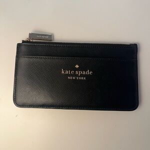 Kate Spade Black Card Holder Wallet